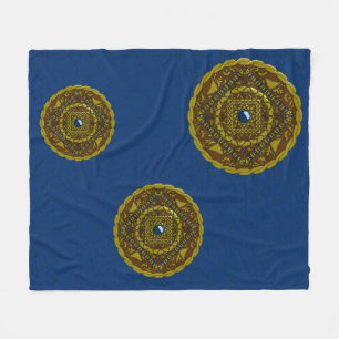Capricorn Mandala Fleece Blanket