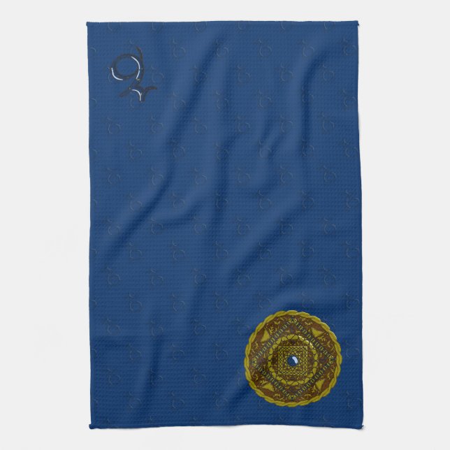 Capricorn Mandala Handtuch (Vertikal)