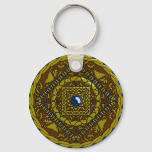 Capricorn Mandala Keychain Schlüsselanhänger