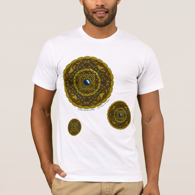Capricorn Mandala Leichtes Shirt (Vorderseite)