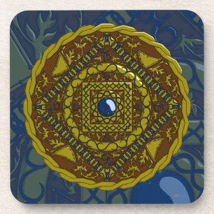 Capricorn Mandala Square Untersetzer
