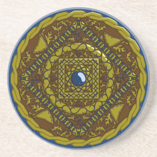 Capricorn Mandala Untersetzer