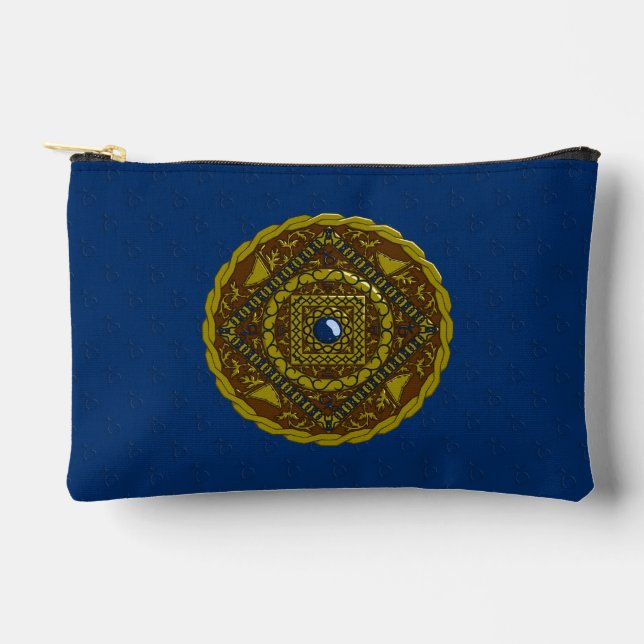 Capricorn Mandala Zubehörtasche (Vorderseite)