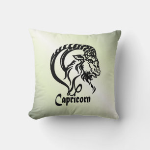 Capricorn-Meerziege Zodiac Green Kissen