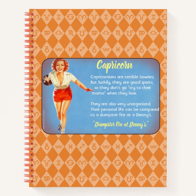 Capricorn-Notebook Notizbuch (Vorderseite)