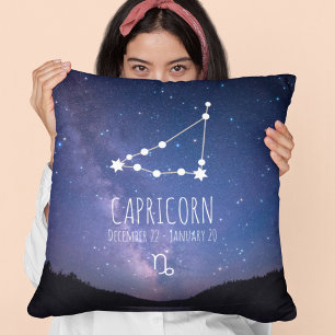 Capricorn Personalisierte Sternbilder Kissen