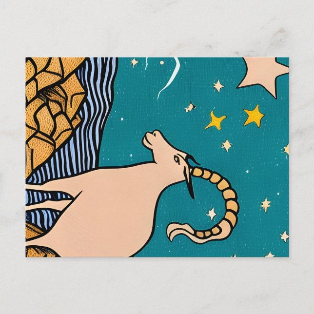 Capricorn Postkarte (Vorderseite)