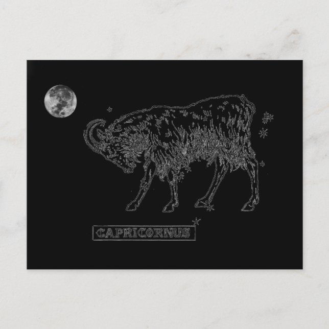 Capricorn Postkarte (Vorderseite)