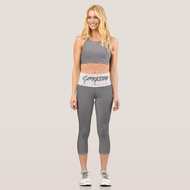 Capricorn-Reflektion Capri Leggings (Vorderseite)