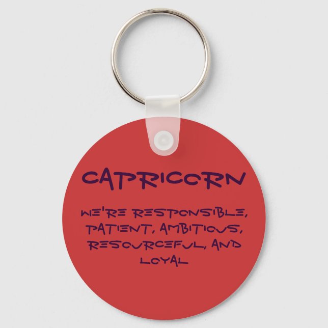 CAPRICORN SCHLÜSSELANHÄNGER (Vorderseite)