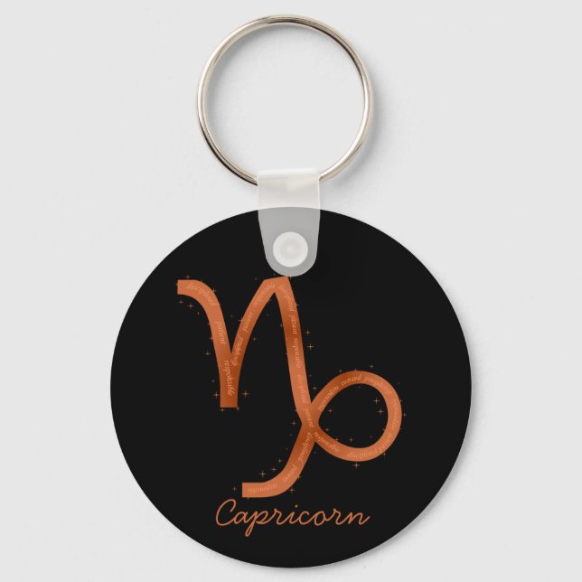 Capricorn-Schlüsselanhänger Schlüsselanhänger (Vorderseite)