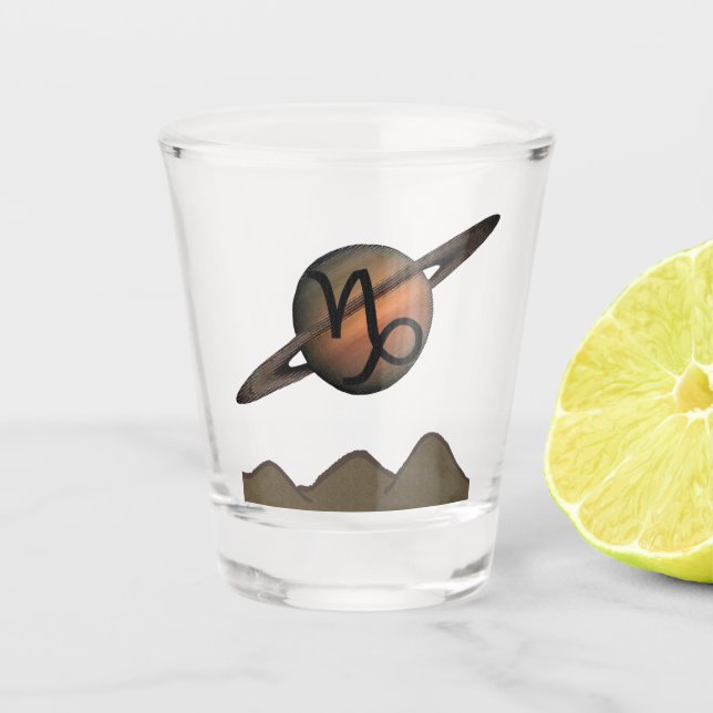 Capricorn Schnapsglas (Vorderseite)