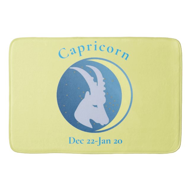 Capricorn signieren Thunder_Cove Badematte (Vorderseite)