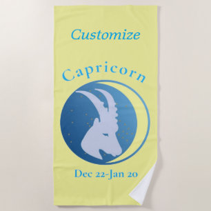 Capricorn signieren Thunder_Cove Strandtuch