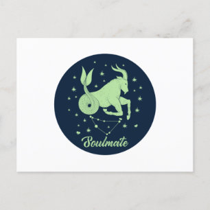 Capricorn Soulmate   Zodiac-Zeichen   Seelenverwan Postkarte