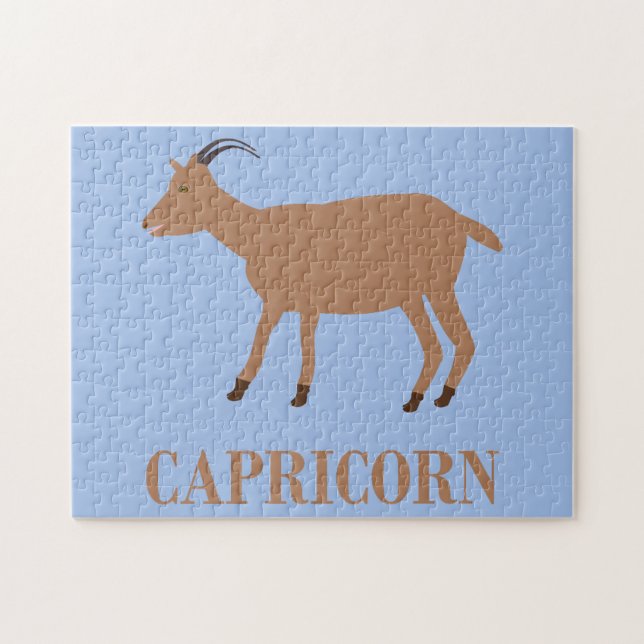 Capricorn Star Sign Goat (Horizontal)