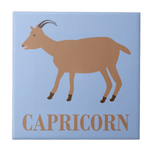 Capricorn Star Sign Goat Fliese