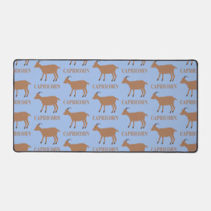 Capricorn Star Sign Goat Gemustert Schreibtischunterlage