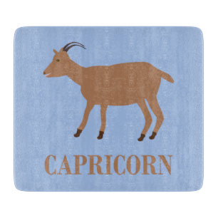 Capricorn Star Sign Goat Schneidebrett
