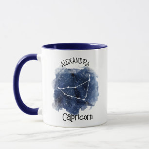 Capricorn Starry Night Constellation Individuelle  Tasse