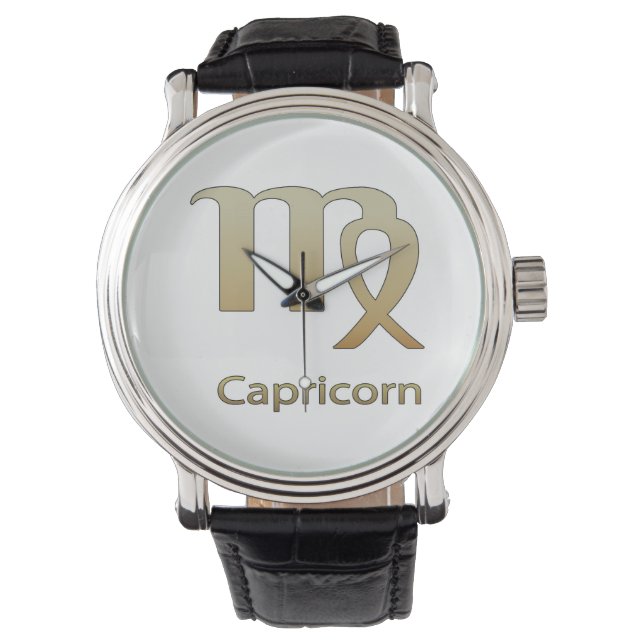 Capricorn-Sternzeichen Armbanduhr (Vorderseite)
