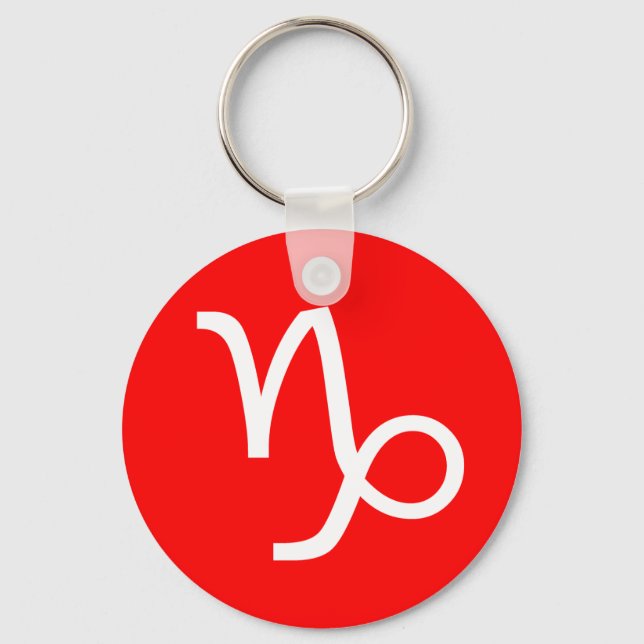 Capricorn-Symbol Schlüsselanhänger (Vorderseite)