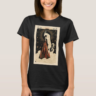 Capricorn - T - Shirt Celestial Zodiac Art
