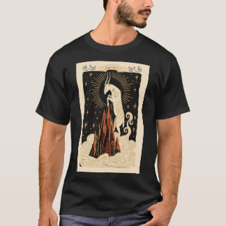 Capricorn - T - Shirt Celestial Zodiac Art