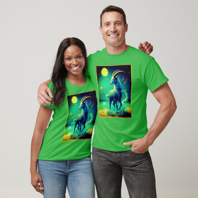 Capricorn the Sea Goat Zodiac Sign T-Shirt (Unisex)