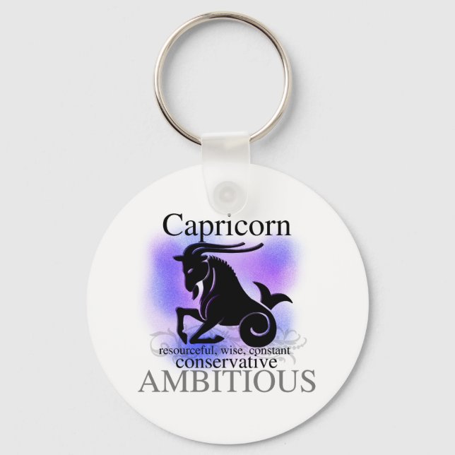 Capricorn über Sie Schlüsselanhänger (Vorderseite)