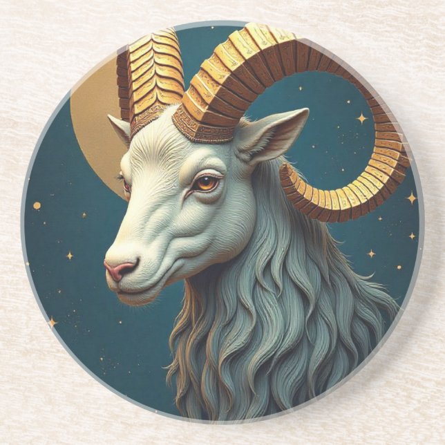 Capricorn-Untersetzer Getränkeuntersetzer (Vorne)