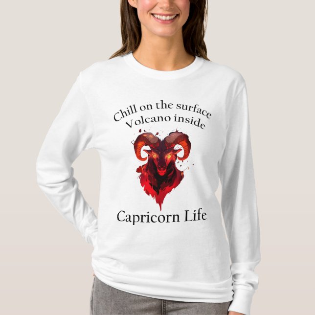 Capricorn Vibes T-Shirt (Vorderseite)