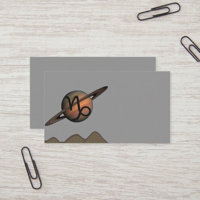 Capricorn Visitenkarte (Vorderseite/Rückseite Beispiel)