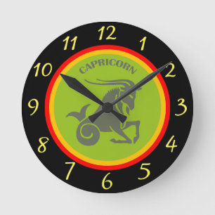 Capricorn Wall Clock Runde Wanduhr