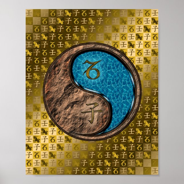 Capricorn & Water Rat Poster (Vorne)
