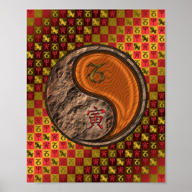 Capricorn & Wood Tiger Poster (Vorne)