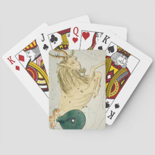 Capricorn, Zehnte astrologische Zodiaka-Zeichen Spielkarten