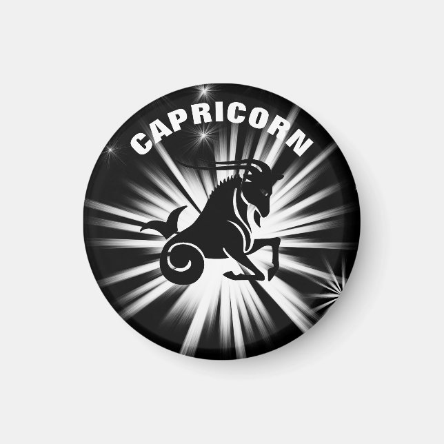 Capricorn-Zeichen Magnet (Vorne)