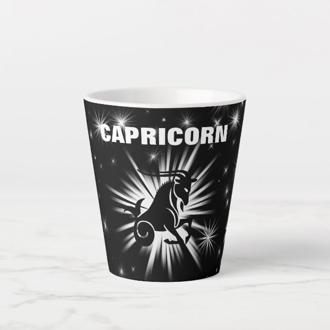 Capricorn-Zeichen Milchtasse (Vorderseite)
