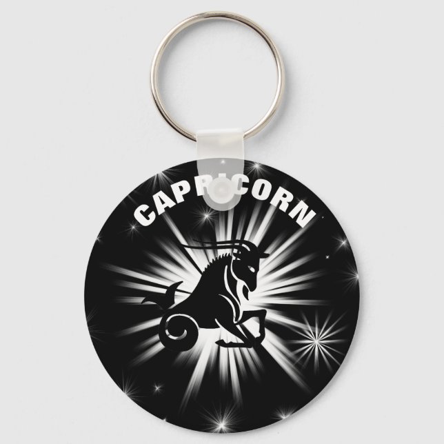 Capricorn-Zeichen Schlüsselanhänger (Vorderseite)
