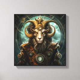 Capricorn Zodiac Art Canvas Leinwanddruck