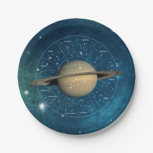 Capricorn Zodiac Astrologisches Zeichen - Planet S Pappteller