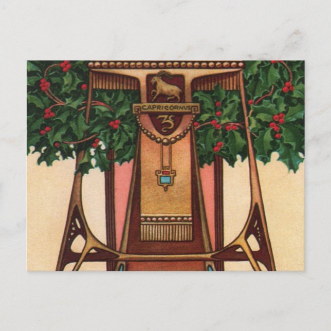 Capricorn Zodiac Postkarte (Vorderseite)