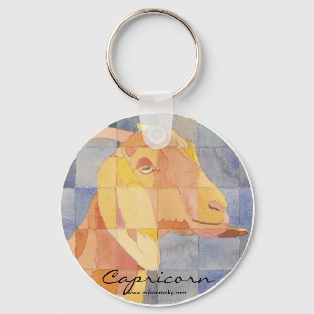 Capricorn Zodiac Schlüsselanhänger (Vorderseite)