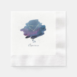 Capricorn Zodiac Sign Constellation Malerei Serviette