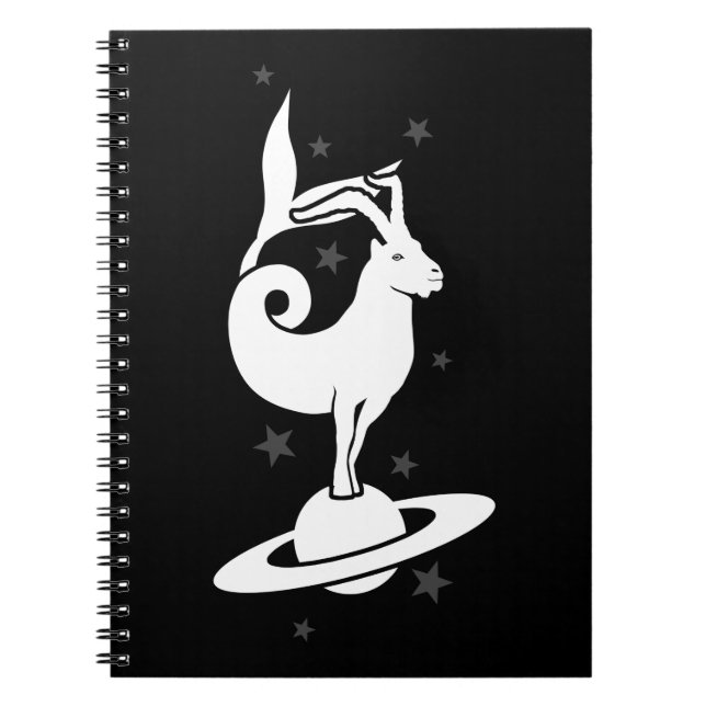 Capricorn zodiac Sign Notizblock (Vorderseite)