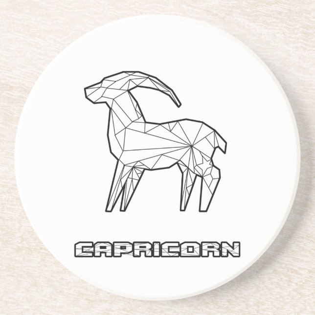 Capricorn Zodiac Sign Untersetzer (Vorne)