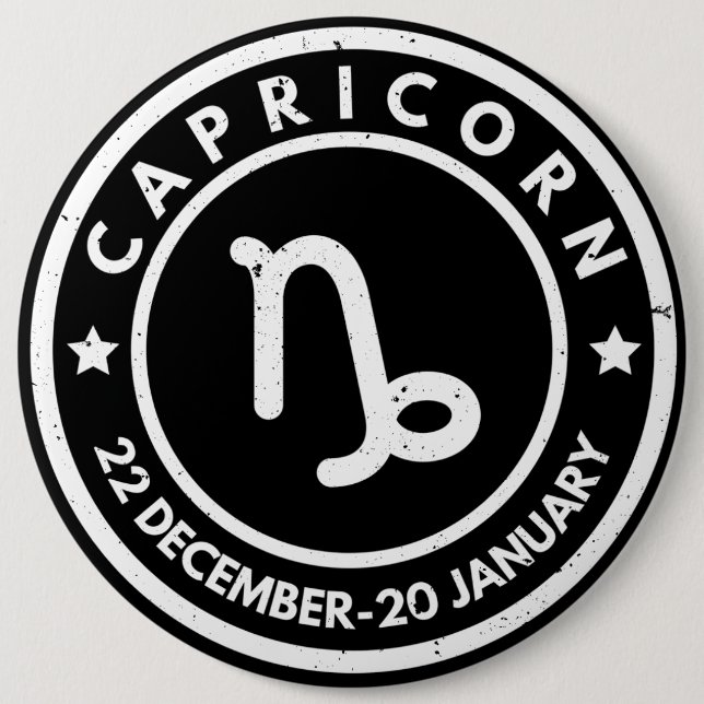 Capricorn-Zodiac-Signaltaste Button (Vorderseite)