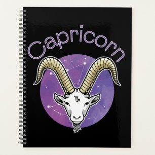 Capricorn Zodiac Signature Calendar Plane Planer