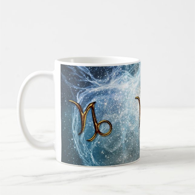 CAPRICORN Zodiac Star Sign Tasse (Links)